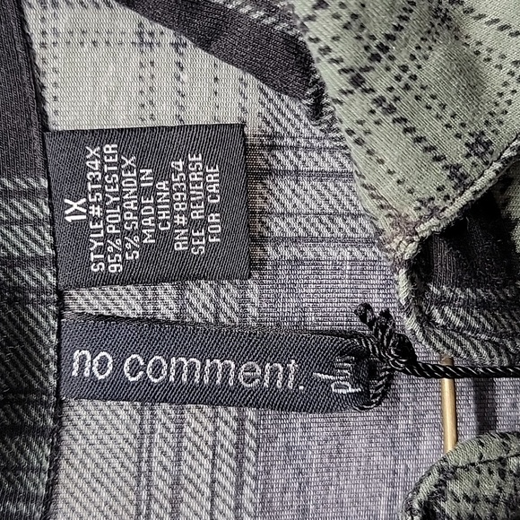 No Comment Plus Size 1X - Picture 2 of 7